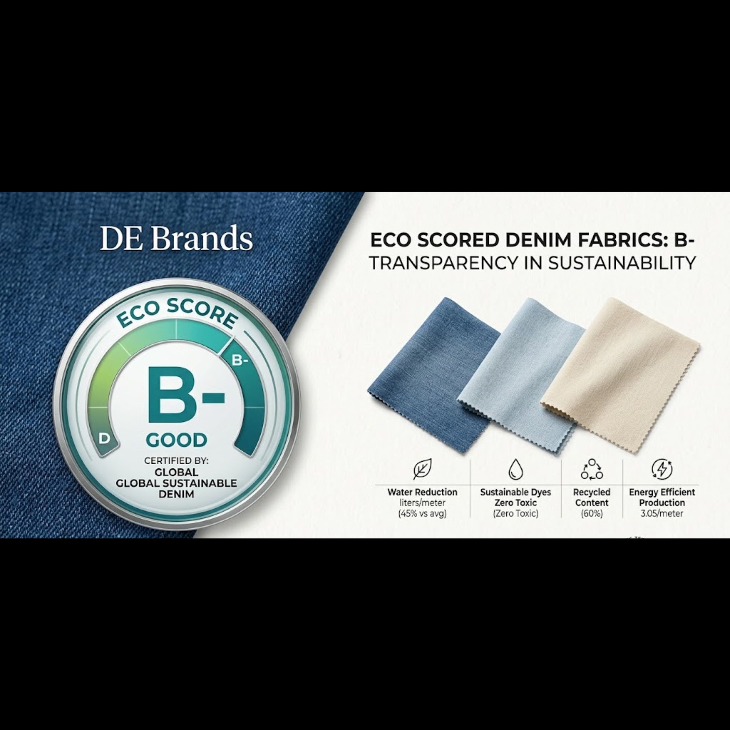 Eco Scored Denim Fabrics @ DE Brands