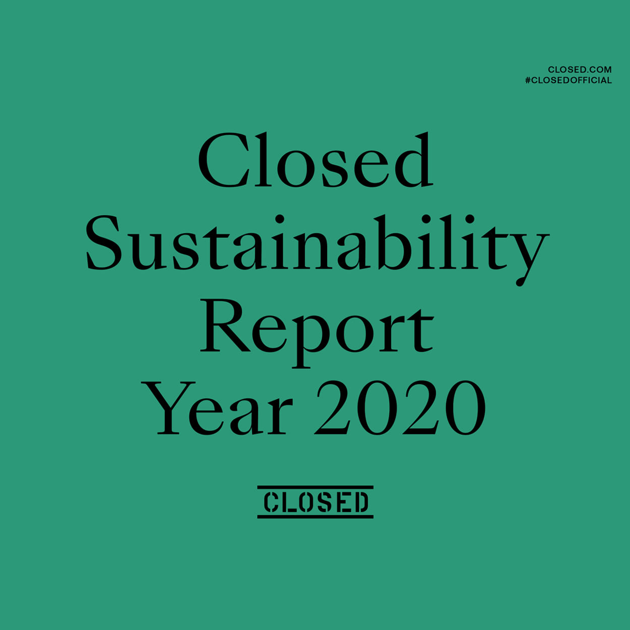 Closed Sustainability Report