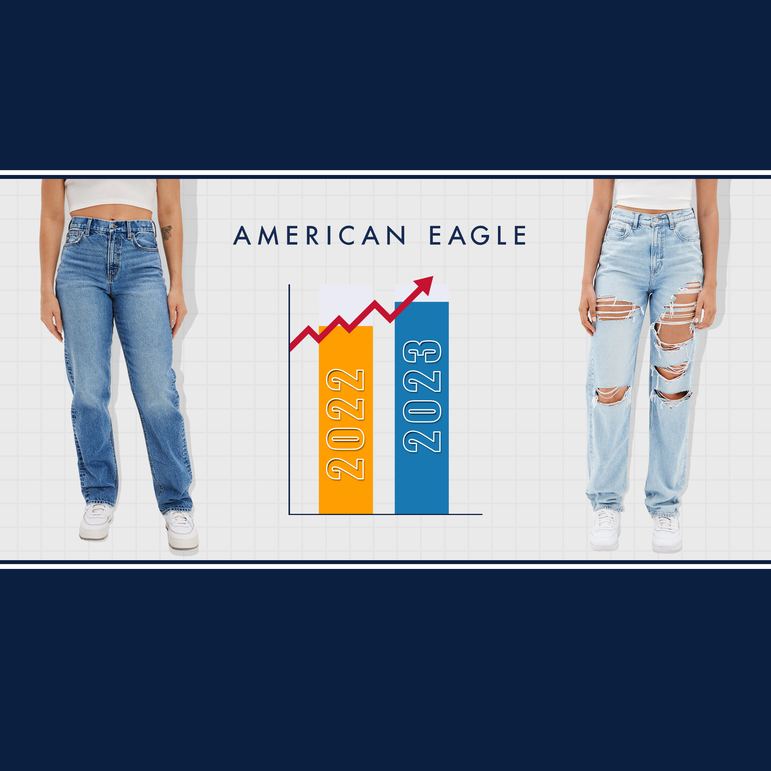 American Eagle Women Jeans USA - An Analysis And Comparison OF Online  Retail 2022-2023 - Denimandjeans, Global Trends, News and Reports