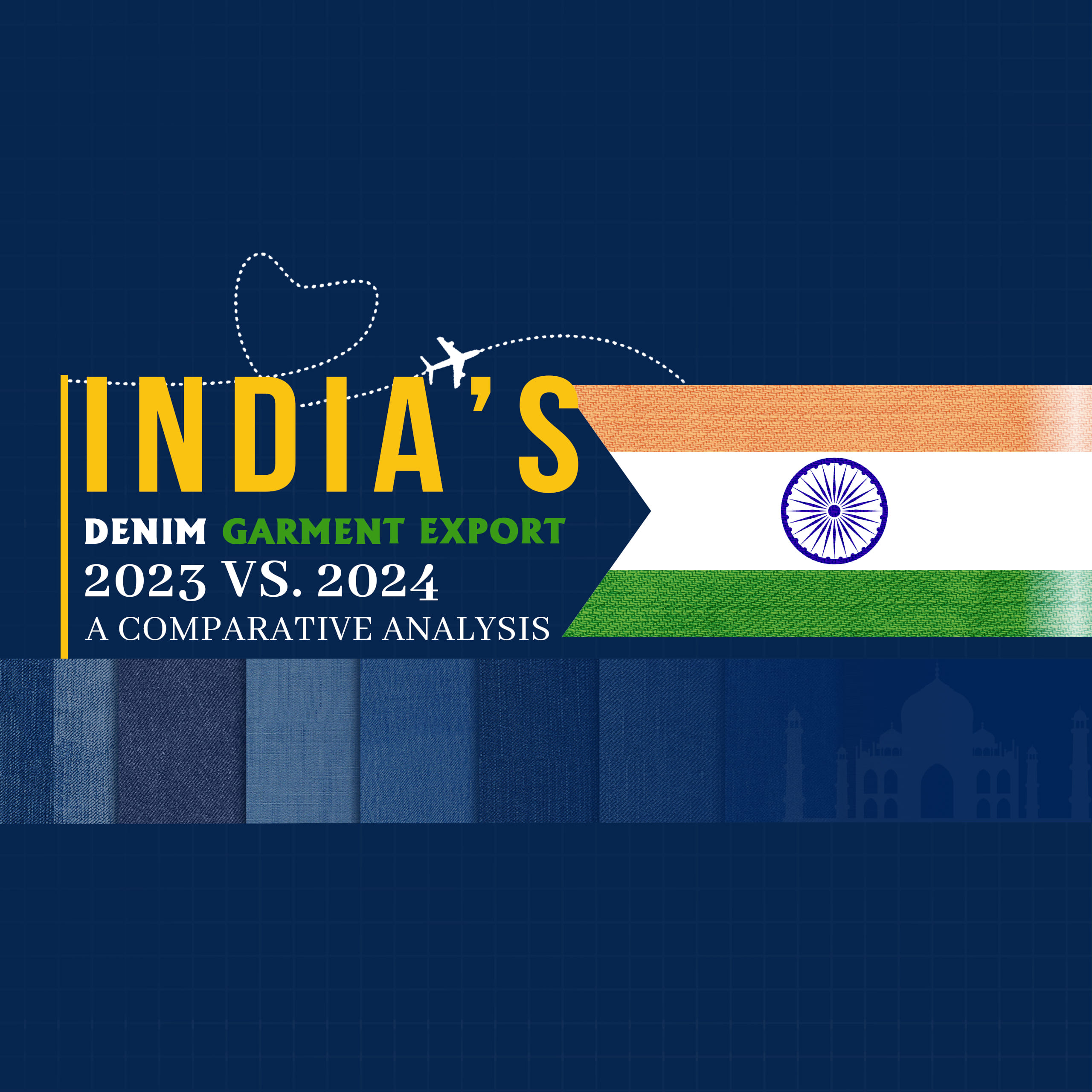 India’s Denim Garment Export 2023 vs 2024 – A Comparative Analysis